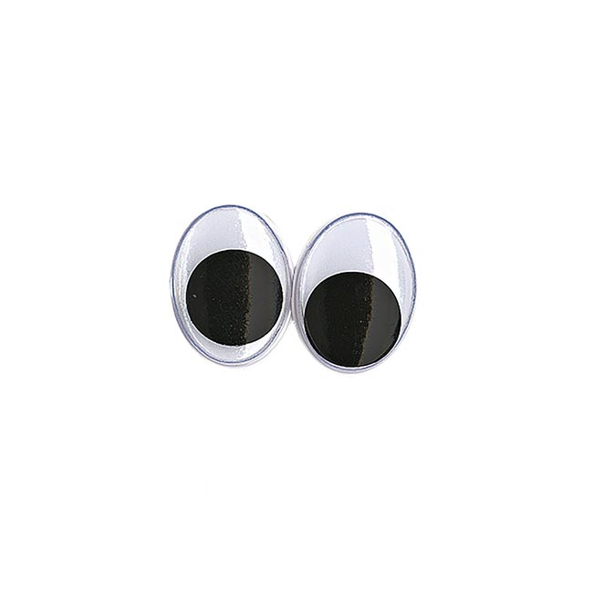 Yeux mobiles ovale - 100 pcs